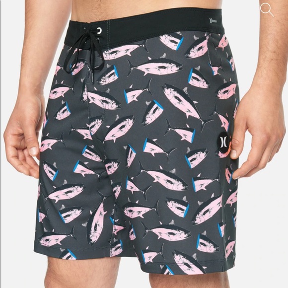 HURLEY - Phantom Party Pack Board Shorts 18" - Dark Smoke Grey - Picture 4 of 10